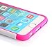iPhone 6 Case, oneCase™ Hybrid High Impact Shockproof Protective Case Hard Plastic+Soft Silicon Rubber Armor Defender Case Cover for Apple iPhone 6 4.7 inch Screen with Stylus & Screen Protector (2 piece-White/Rose Red)