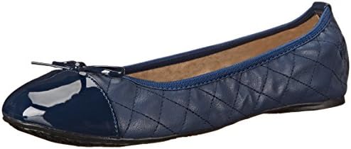 Butterfly Twists Women's Olivia Ballet Flat, Navy, 38 EU/7 M US