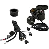 EKLIPES EK1-110B Black Cobra Ultimate Motorcycle USB Charging System