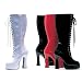 Women's Easy 5 Heel Knee Boots With Zipper