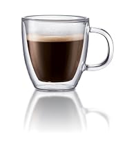 Bodum Bistro Double-Wall Insulated Glass Espresso Mugs, Set of 2