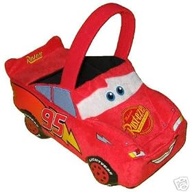Disney Pixar CARS Lightning McQueen Plush Easter Basket