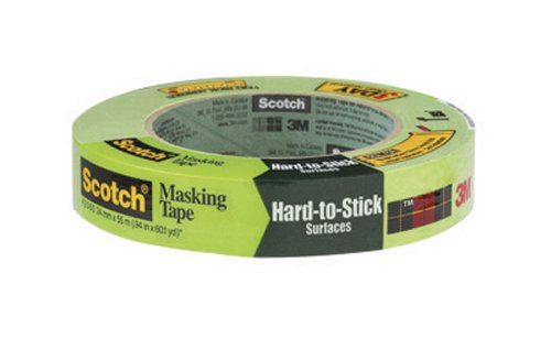 Scotch Masking Tape for Hard-to-stick Surfaces (2060-1.5a) Qty One Roll