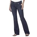 Juniors Mossimo Supply Co. Spade-Pocket Denim Boot-Cut Jeans - Dark Wash
