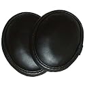 Black Faux Leather Ear Mitts&reg; Bandless Ear Muffs 100g ThinsulateTM Insulation & DuPontTM Teflon&reg;