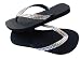 SWAROVSKI CRYSTAL HAVAIANAS SANDALS THONGS FLIP FLOPS BLACK/CLEAR U.S. SIZES 4-10