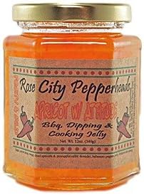 Seven Varieties - Rose City Pepperheads Pepper Jelly, 12 Ounce, With 7 Recipes - Christmas, Hostess, Secret Santa, Birthday, Get Well Gift (Apricot W Attitude)