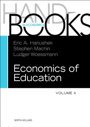 Handbook of the Economics of Education: 4 (Handbooks in Economics)