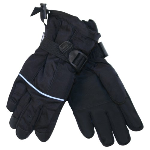 Boy's Ripstop and Taslon Winter Snow Board Gloves