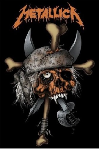 1art1 49257 Metallica - Pirate Skull Poster 91 x 61 cm Preisvergleich