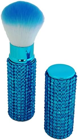 LA LA Diamond Deluxe Retractable Face Brush (Blue)