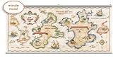 Minute Mural - Treasure Map (Antique)