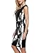 ANGVNS Womens Wear to Work Bodycon Elegant Asymmetric Belted Pencil Dress