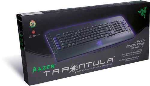 Childrens Toyshop  Computer : Razer Tarantula Gaming Keyboard - Tempest Blue UK Edition