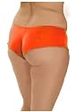 Sexy Booty Shorts In Orange Plus Size