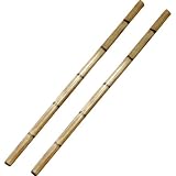 Don Asesino Fire Burned Escrima Sticks with Skin w B F Heart Sticker Bundle - Pro Model - 1 Pair