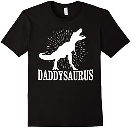 Men's Daddysaurus Rex T-shirt  XL Black