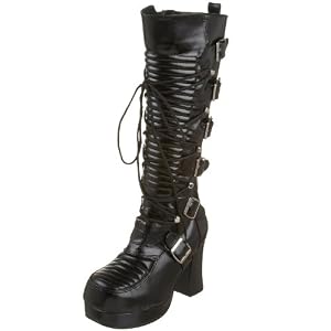 Buy Demonia by Pleaser Ladies Gothika-200 Platform Boot by Pleaser