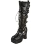 Demonia by Pleaser Women's Gothika-200 Platform Boot,Black PU,6 M US