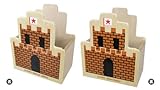 スーパーマリオブラザーズ 木製ダイカット小物入れC 砦