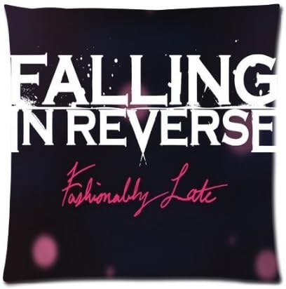 Smile Of Cherry Falling In Reverse Rock Band Custom Zippered Pillow Case 18"x18"(two sides)