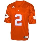 Adidas Clemson Tigers #2 Orange Replica Football Jersey