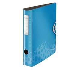Leitz 10480037 Ordner Active Bebop 180�, PP, A4, schmal, blau