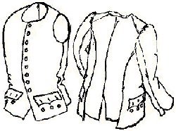 18th Century Revolutionary War Sleeved Waistcoat/vest Pattern