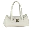 Prada BR2375 Leather Handbag - White