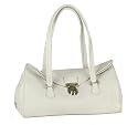 Prada BR2375 Leather Handbag - White