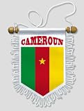 -Fanion Voiture Cameroun N�1 - 13 x 15 cm - Blason Ecusson