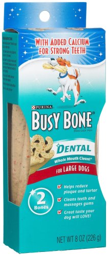 Busy Bone Dental for Large Dogs, 8-Ounce Bags (Pack of 8)