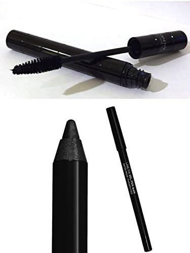 ITAY Minerals Eye Makeup Duo: Intense Volume Fibers Mascara + Line Fix Gel Pen Eyeliner Black