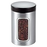 Brabantia Window Canister 1.4L Matt Steel