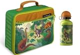 Crocodile Creek Lunch Box and Water Bottle Set - Dinosaur Kingdom