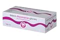 SBS Color Trak Black Disposable Gloves, 100ct Box, Large (Pack of 2)
