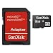 SanDisk Micro SDHC 8GB Class 4 Speicherkarte (inkl. microSD zu SD Adapter)