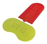 The Big Chopper Chopping Board Set, Green for Veg, Red for Meat