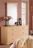 Alegria 6 Drawer Double Dresser By Nexera Furniture