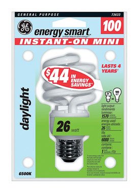 GE 73633 26-Watt 1600-Lumen Bulb Daylight