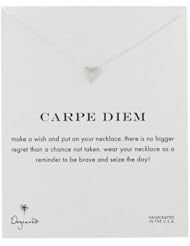 Dogeared "Reminders" Carpe Diem Pyramid Pendant Necklace, 18"