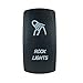 STVMotorsports 5 Pin Laser LED Light Rock Lights Toggle Rocker Switch 20A 12V On-Off SPST Waterproof (Blue)