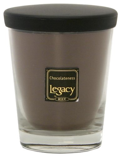 Legacy by Root Scented Veriglass Candle, Chocolateness