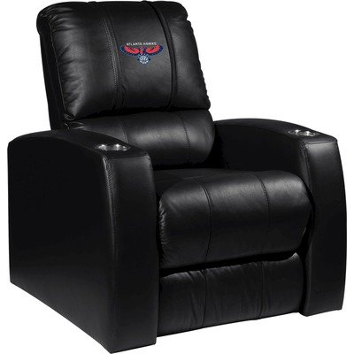 Home Theater Recliner with NBA Logo Panel Team: Atlanta Hawks