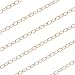 14/20 Gold Filled Fine Flat Delicate Cable Chain 1.3mm Bulk By the Foot
