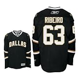RIBEIRO 63 Dallas Stars Reebok Premier Home NHL Hockey Jersey (NHLPA Certified Custom Sewn Authentic Twill)