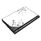Eccessories Removable Skin for Asus 8.9" EeePC 900 - White Butterflies (SKI900WB)