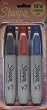 Sanford Sharpie Permanent Marker 3 Colors Chisel Tip