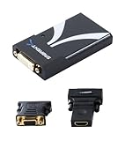 ARKVIEW USB-DH88 Multi-Display USB 2.0 to DVI/VGA/HDMI Adapter External Video Card (Link up to 6 Displays)