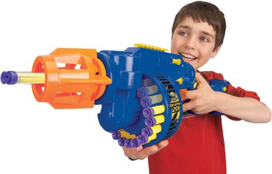 Air Blasters Motorized Tommy 20 Dart Blaster Twin Pack